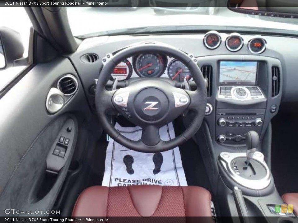 Wine Interior Dashboard for the 2011 Nissan 370Z Sport Touring Roadster #41510225