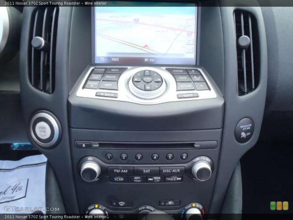 Wine Interior Navigation for the 2011 Nissan 370Z Sport Touring Roadster #41510241