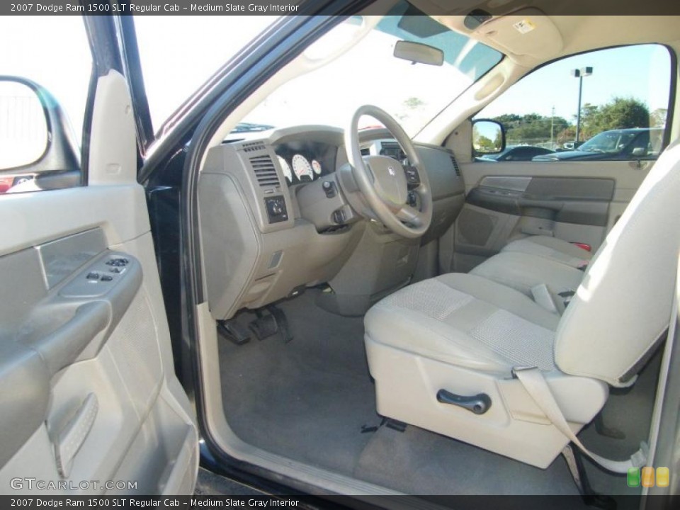 Medium Slate Gray Interior Photo for the 2007 Dodge Ram 1500 SLT Regular Cab #41510333