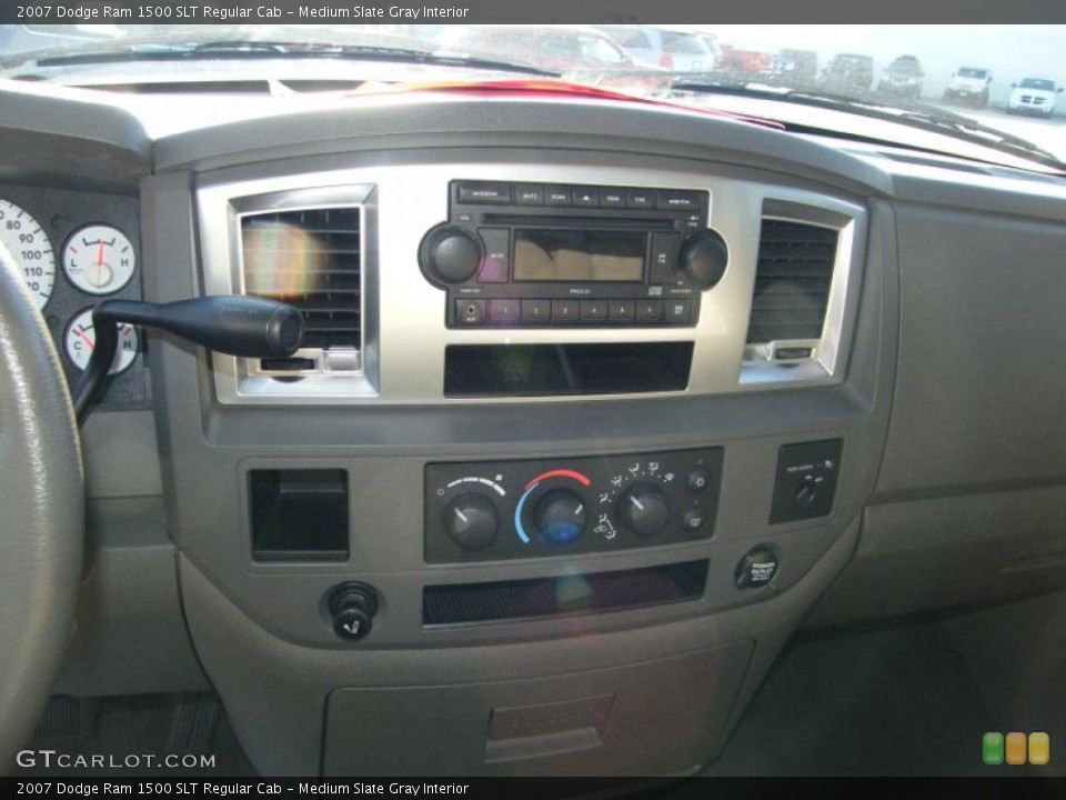 Medium Slate Gray Interior Controls for the 2007 Dodge Ram 1500 SLT Regular Cab #41510453