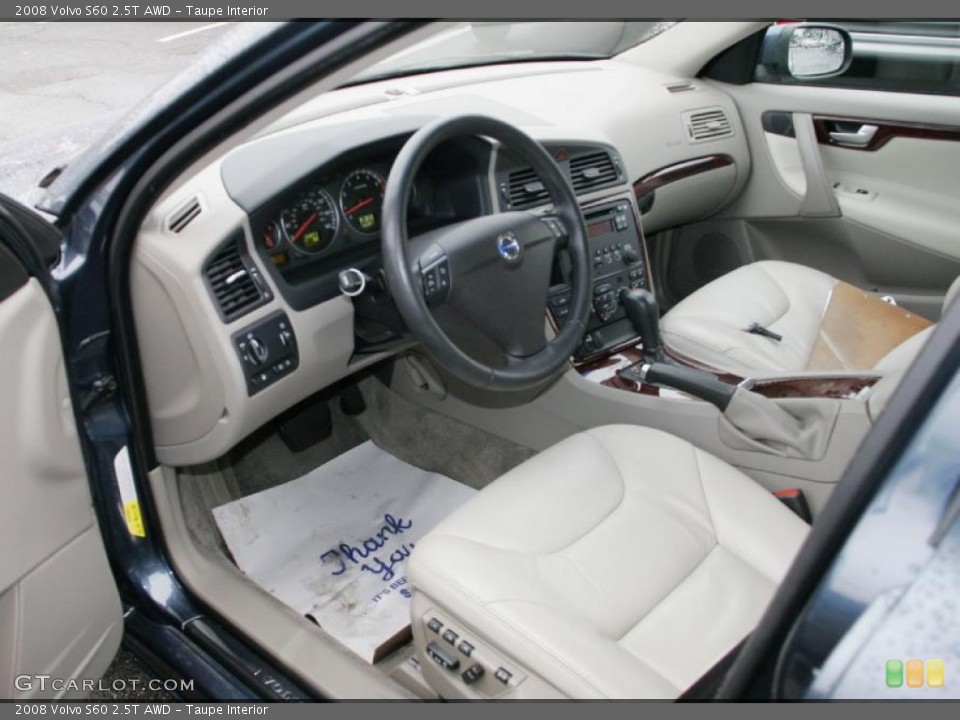 Taupe Interior Photo for the 2008 Volvo S60 2.5T AWD #41511549