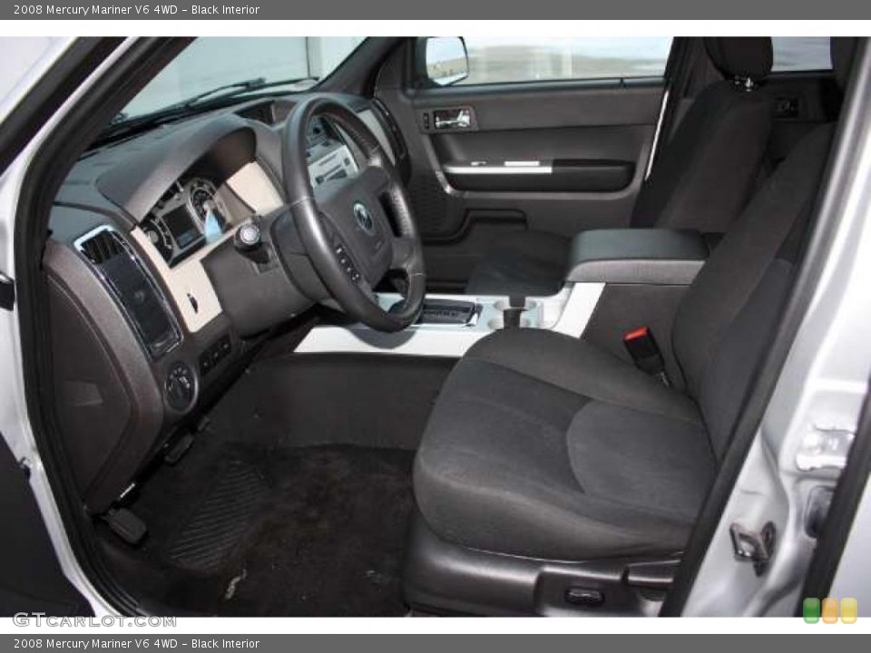 Black Interior Photo for the 2008 Mercury Mariner V6 4WD #41511857