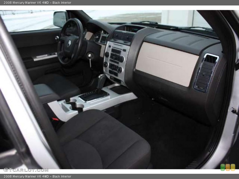 Black Interior Dashboard for the 2008 Mercury Mariner V6 4WD #41512049