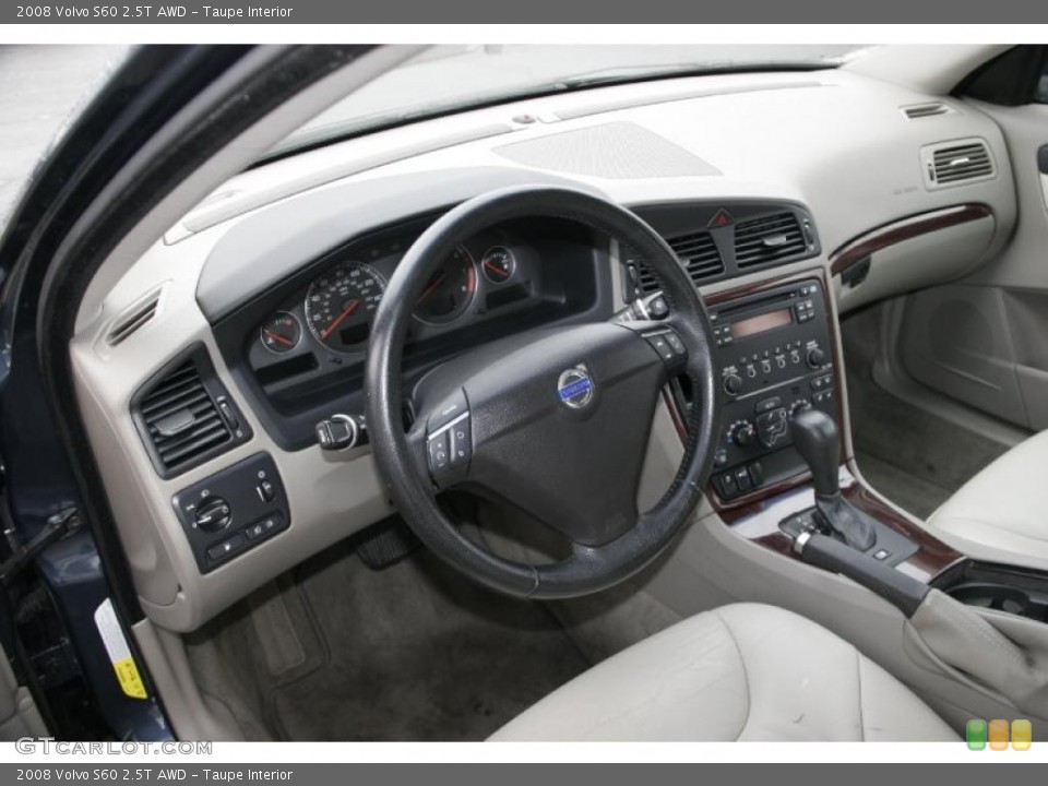 Taupe Interior Photo for the 2008 Volvo S60 2.5T AWD #41512169