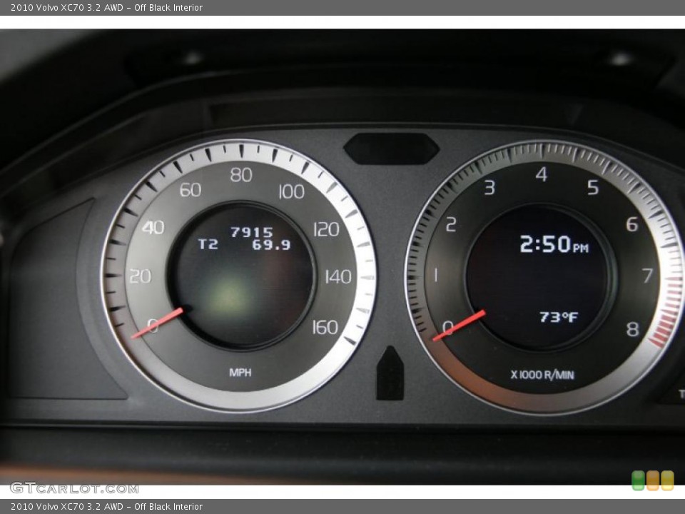 Off Black Interior Gauges for the 2010 Volvo XC70 3.2 AWD #41512533