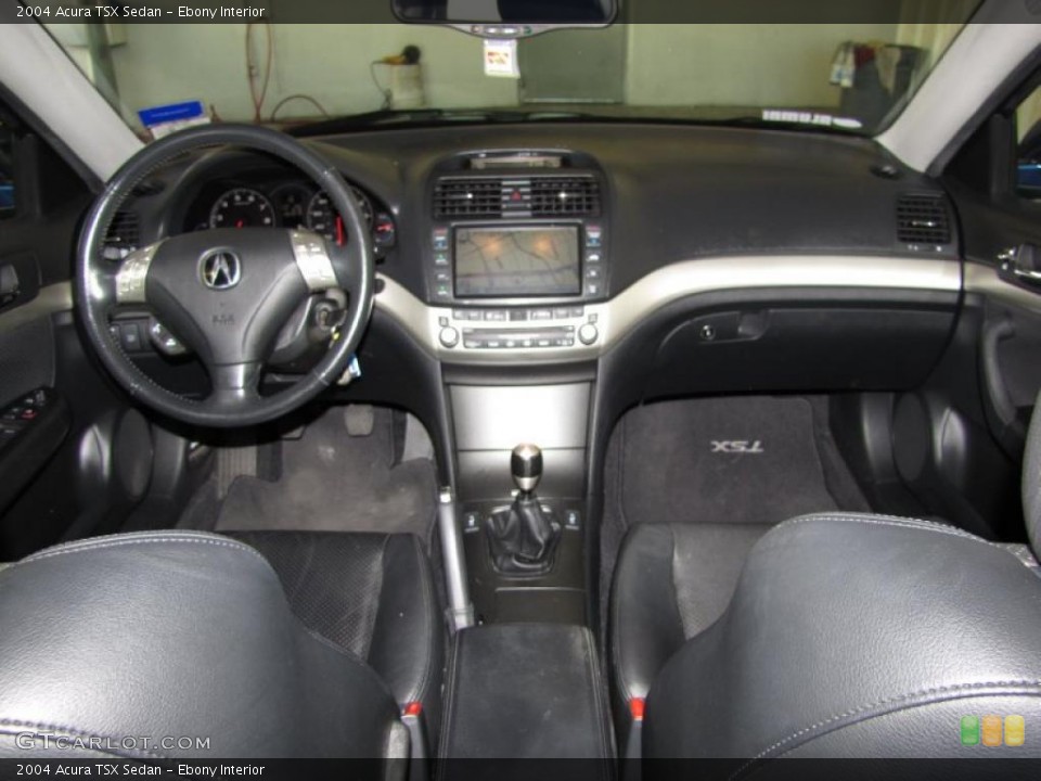 Ebony Interior Prime Interior for the 2004 Acura TSX Sedan #41513177