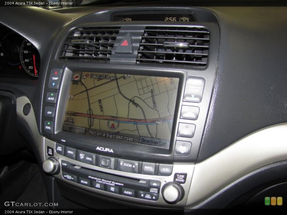 Ebony Interior Navigation for the 2004 Acura TSX Sedan #41513209