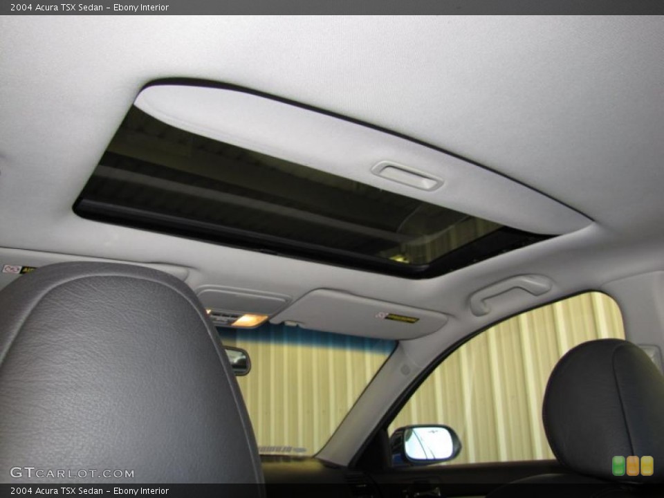Ebony Interior Sunroof for the 2004 Acura TSX Sedan #41513241