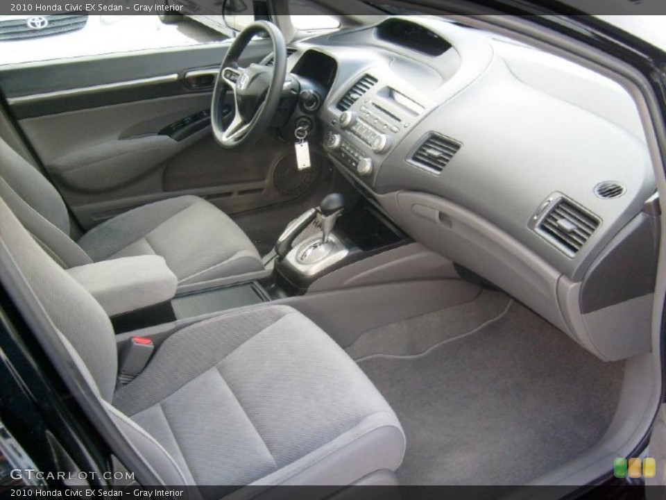 Gray Interior Photo for the 2010 Honda Civic EX Sedan #41513345