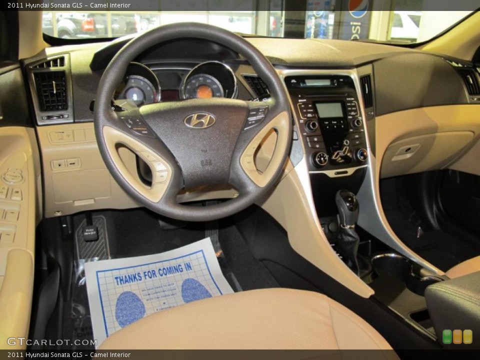 Camel Interior Prime Interior for the 2011 Hyundai Sonata GLS #41513817