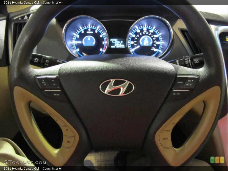 Camel Interior Steering Wheel for the 2011 Hyundai Sonata GLS #41513865