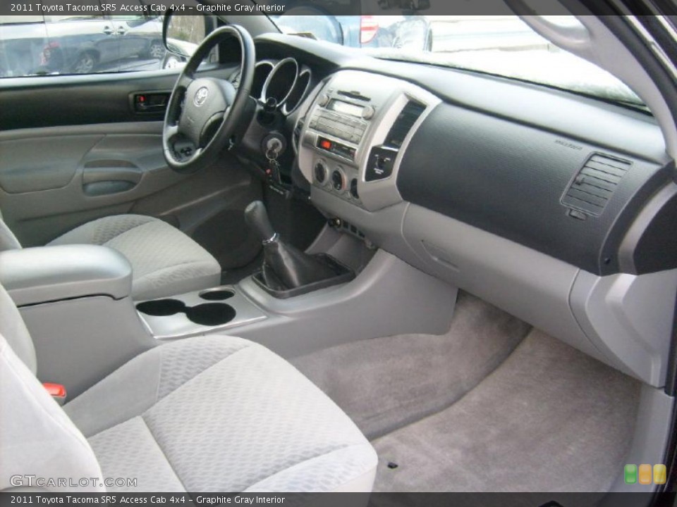 Graphite Gray Interior Photo for the 2011 Toyota Tacoma SR5 Access Cab 4x4 #41514117