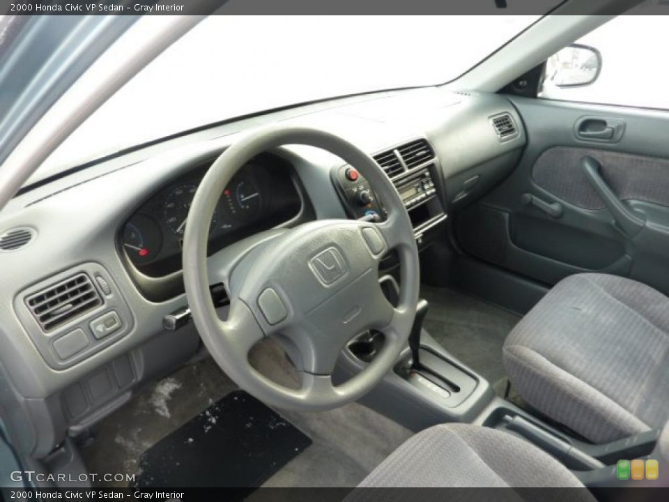 Gray Interior Photo for the 2000 Honda Civic VP Sedan #41514817