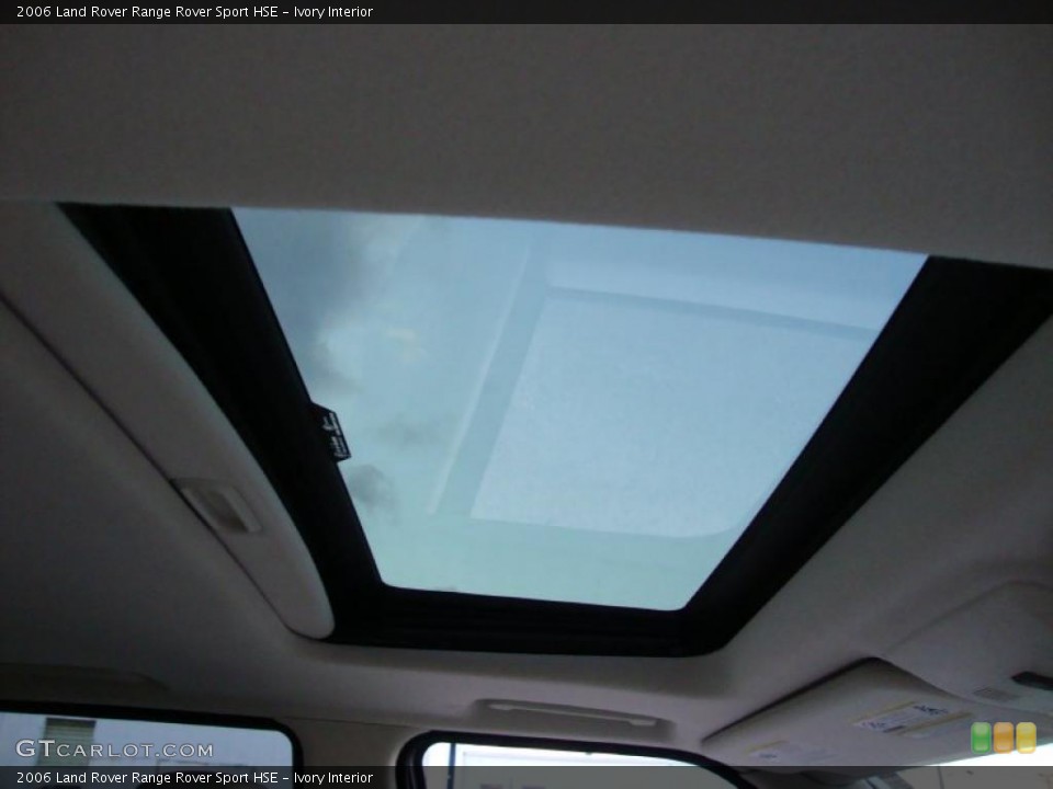 Ivory Interior Sunroof for the 2006 Land Rover Range Rover Sport HSE #41516309