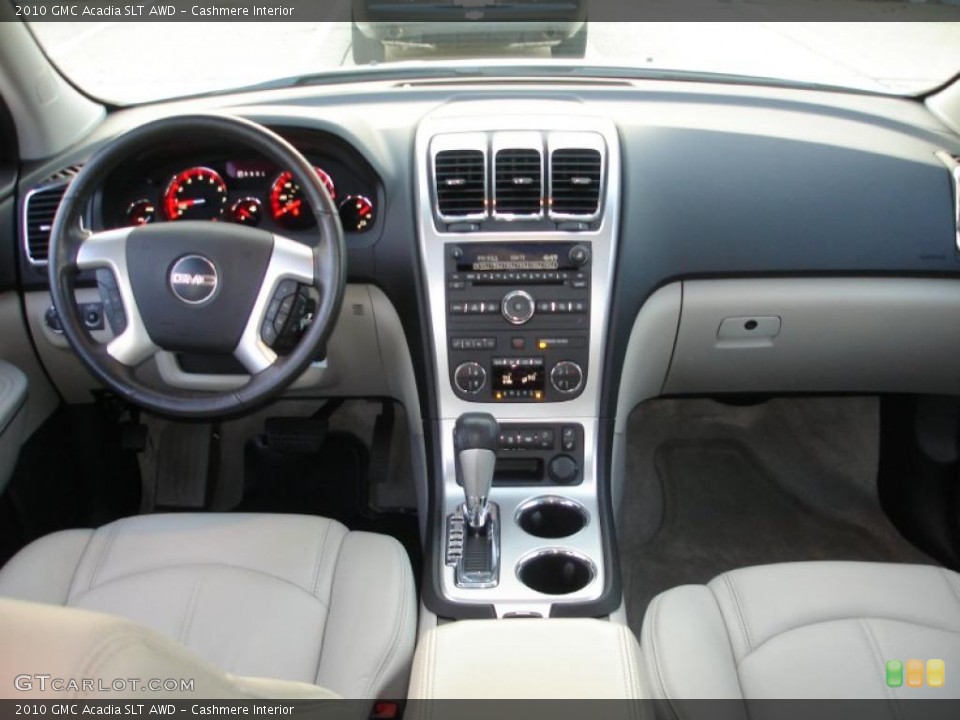 Cashmere Interior Dashboard for the 2010 GMC Acadia SLT AWD #41516407
