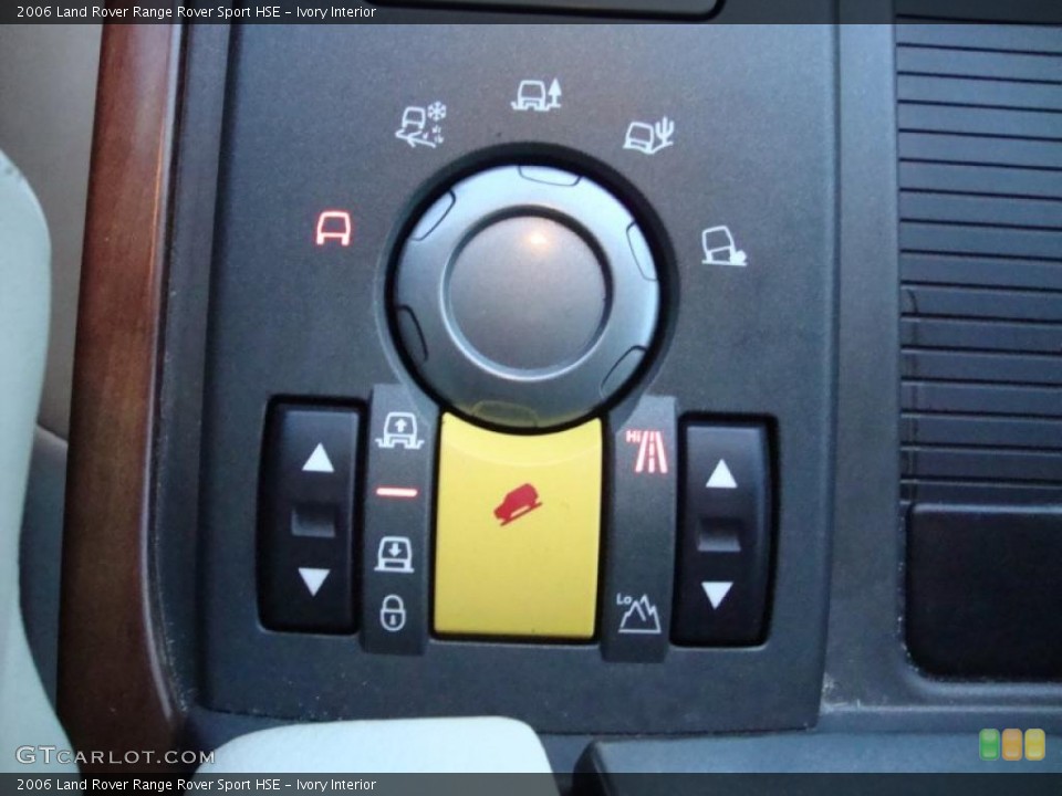 Ivory Interior Controls for the 2006 Land Rover Range Rover Sport HSE #41516689