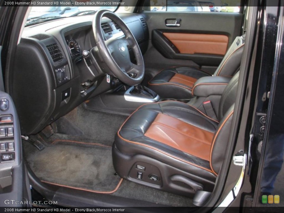 Ebony Black/Morocco Interior Photo for the 2008 Hummer H3  #41516869