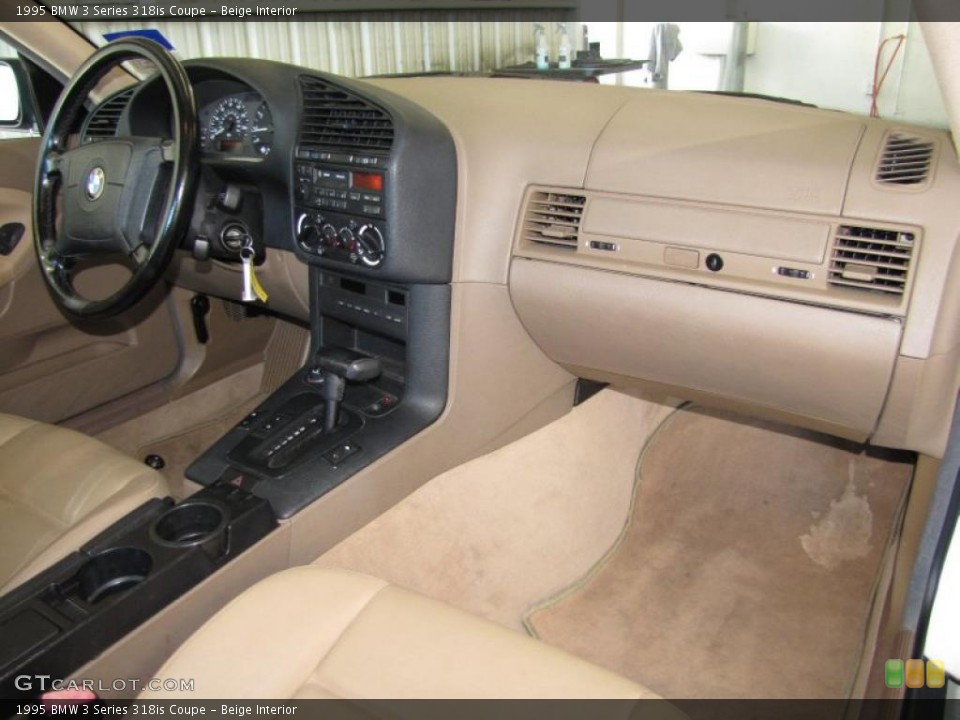 Beige Interior Dashboard for the 1995 BMW 3 Series 318is Coupe #41518272