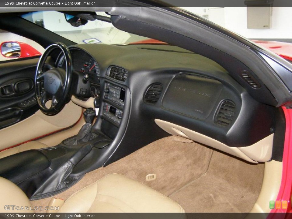 Light Oak Interior Dashboard for the 1999 Chevrolet Corvette Coupe #41522769