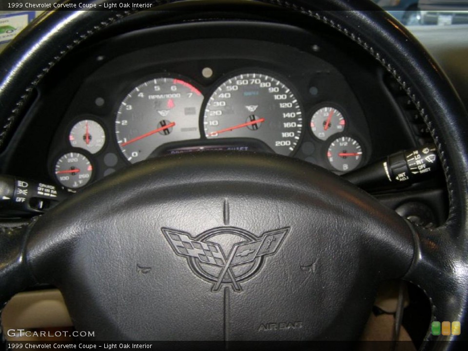 Light Oak Interior Gauges for the 1999 Chevrolet Corvette Coupe #41522953
