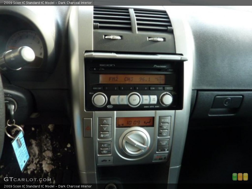 Dark Charcoal Interior Controls for the 2009 Scion tC  #41523513
