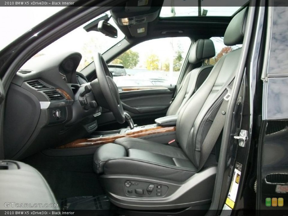 Black Interior Photo for the 2010 BMW X5 xDrive30i #41524729