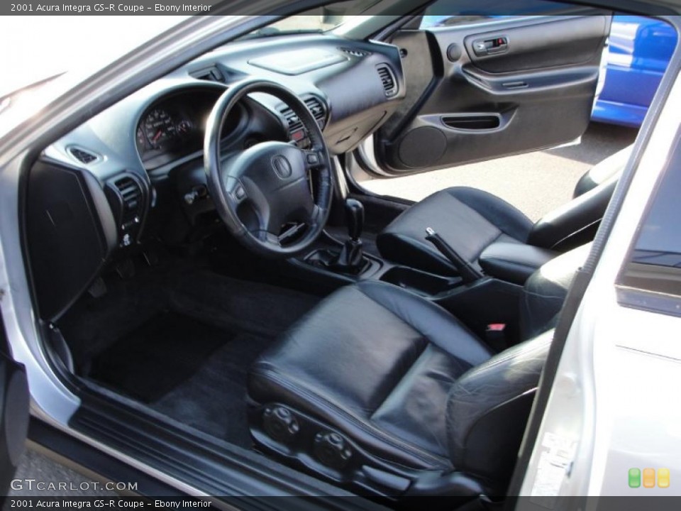 Ebony Interior Prime Interior for the 2001 Acura Integra GS-R Coupe #41526533