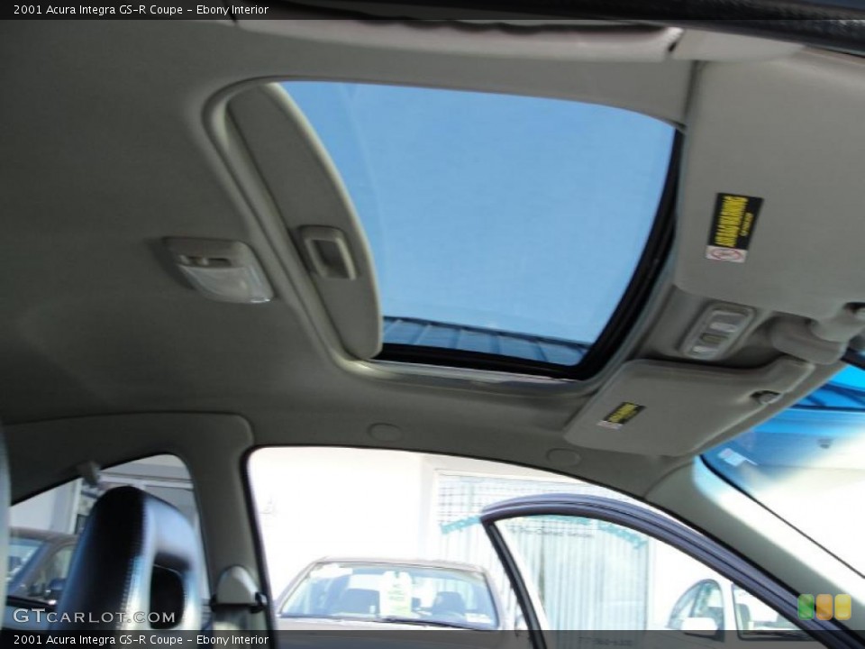 Ebony Interior Sunroof for the 2001 Acura Integra GS-R Coupe #41526589