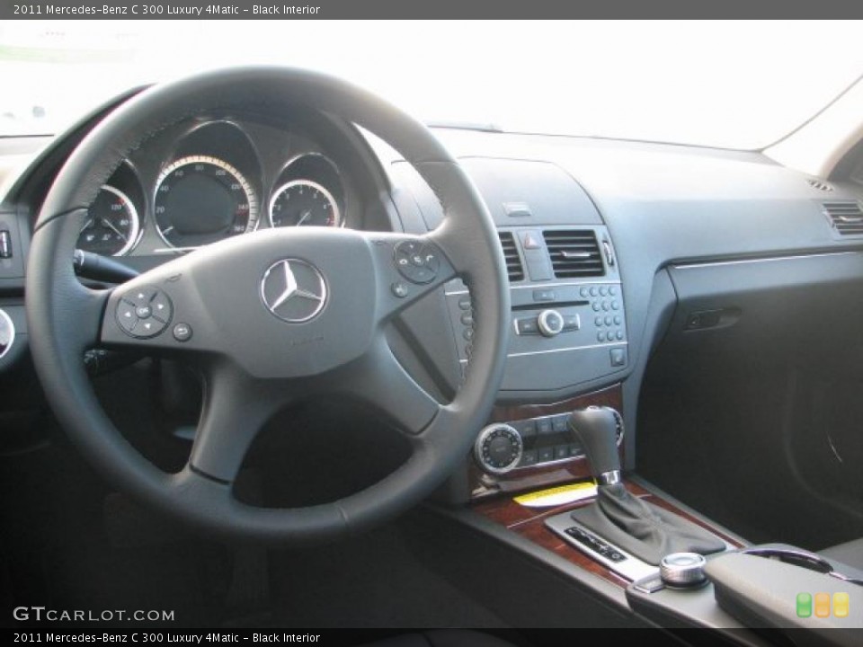 Black Interior Photo for the 2011 Mercedes-Benz C 300 Luxury 4Matic #41526721