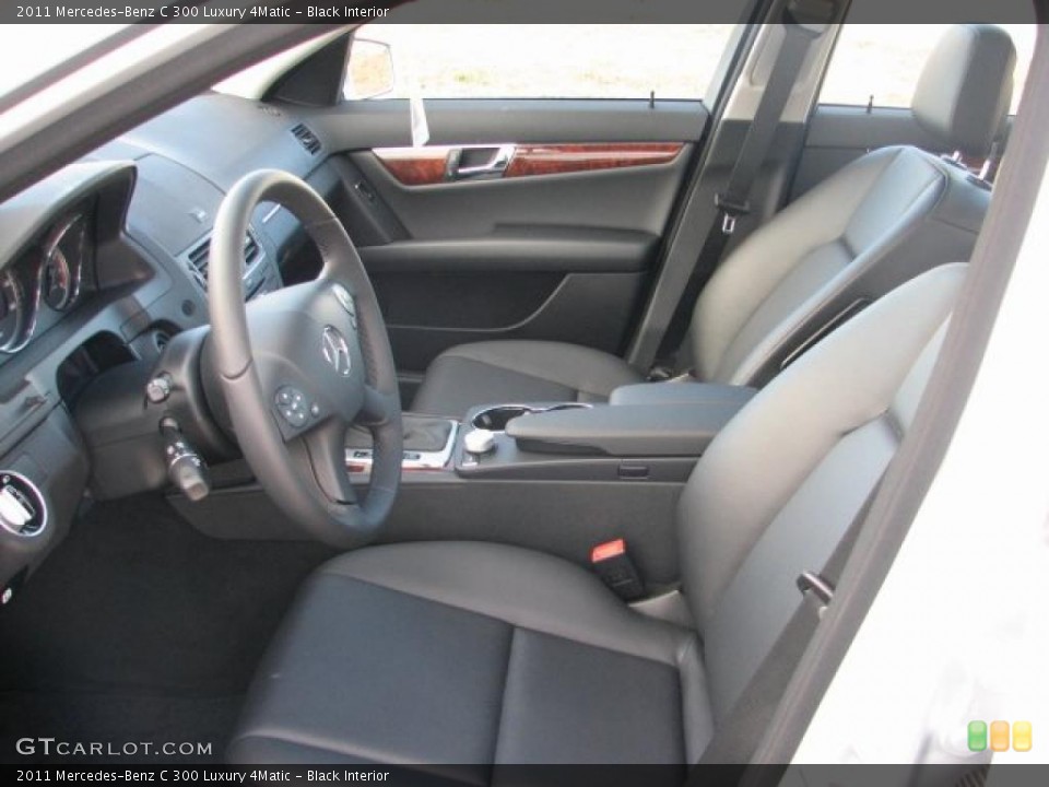 Black Interior Photo for the 2011 Mercedes-Benz C 300 Luxury 4Matic #41526733