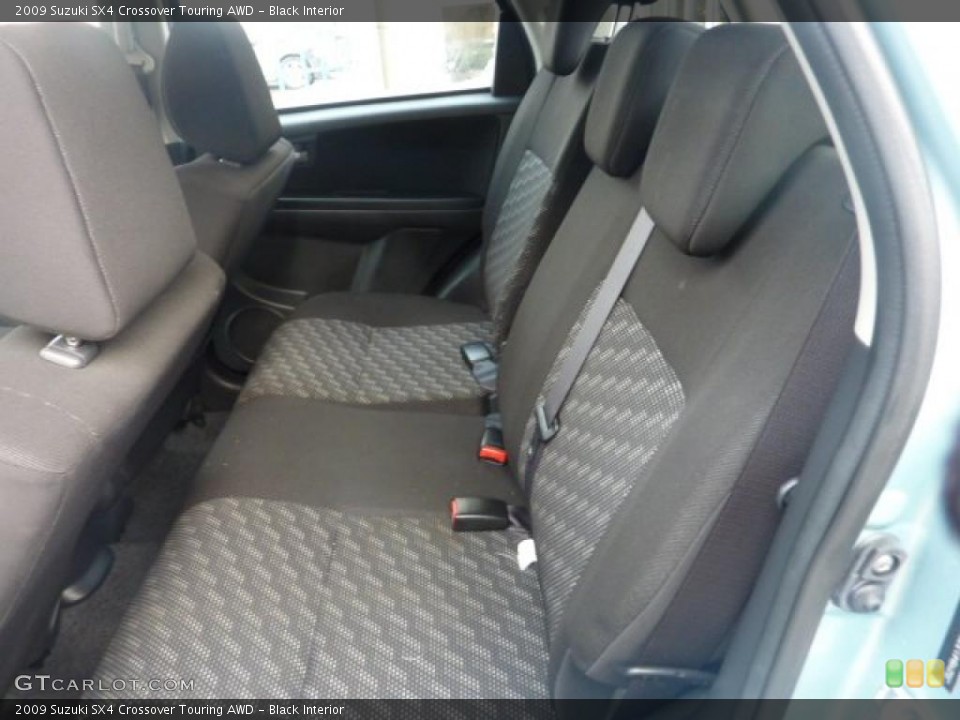Black Interior Photo for the 2009 Suzuki SX4 Crossover Touring AWD #41528069