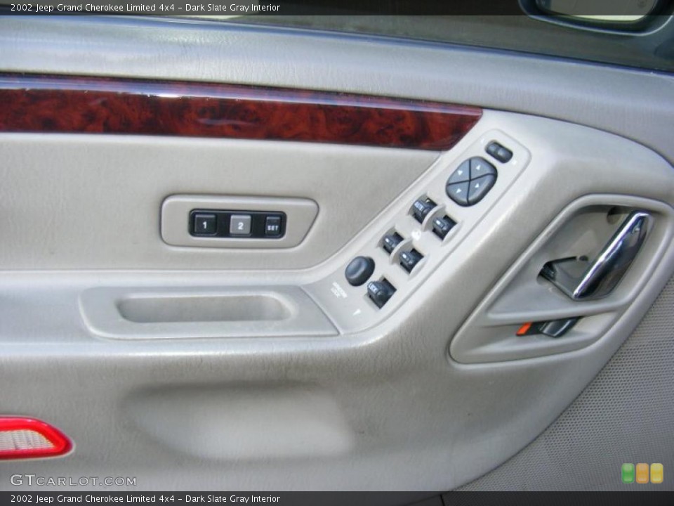 Dark Slate Gray Interior Door Panel for the 2002 Jeep Grand Cherokee Limited 4x4 #41528429