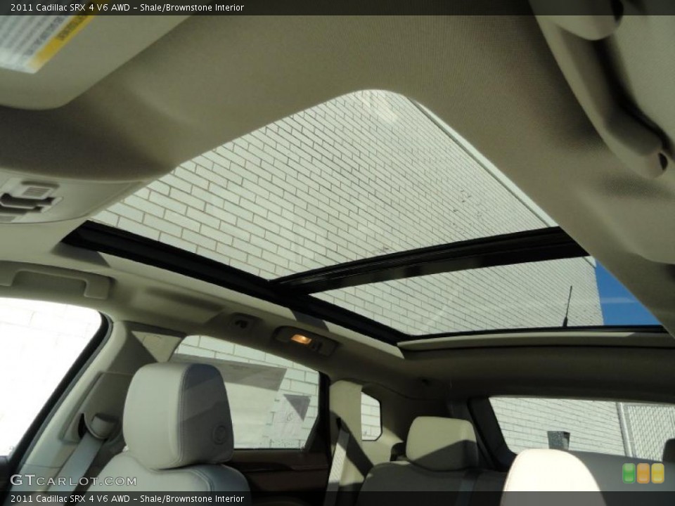 Shale/Brownstone Interior Sunroof for the 2011 Cadillac SRX 4 V6 AWD #41529249