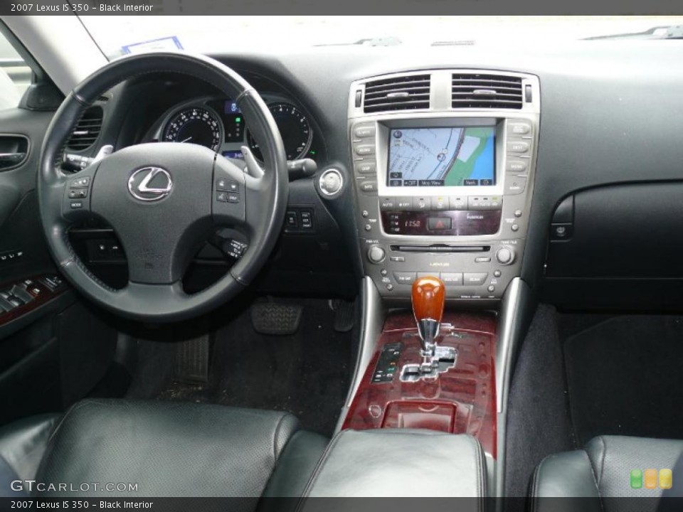 Black Interior Navigation for the 2007 Lexus IS 350 #41531277