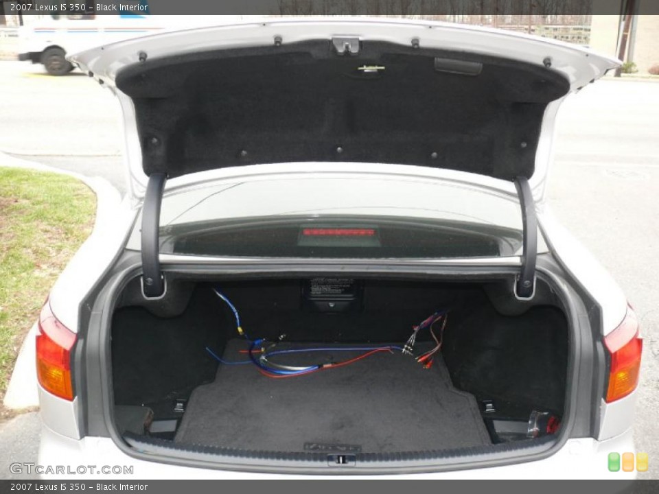 Black Interior Trunk for the 2007 Lexus IS 350 #41531345