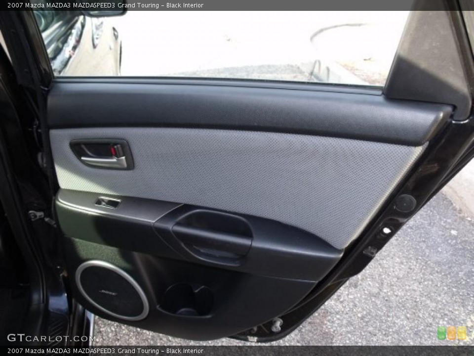Black Interior Door Panel for the 2007 Mazda MAZDA3 MAZDASPEED3 Grand Touring #41531693