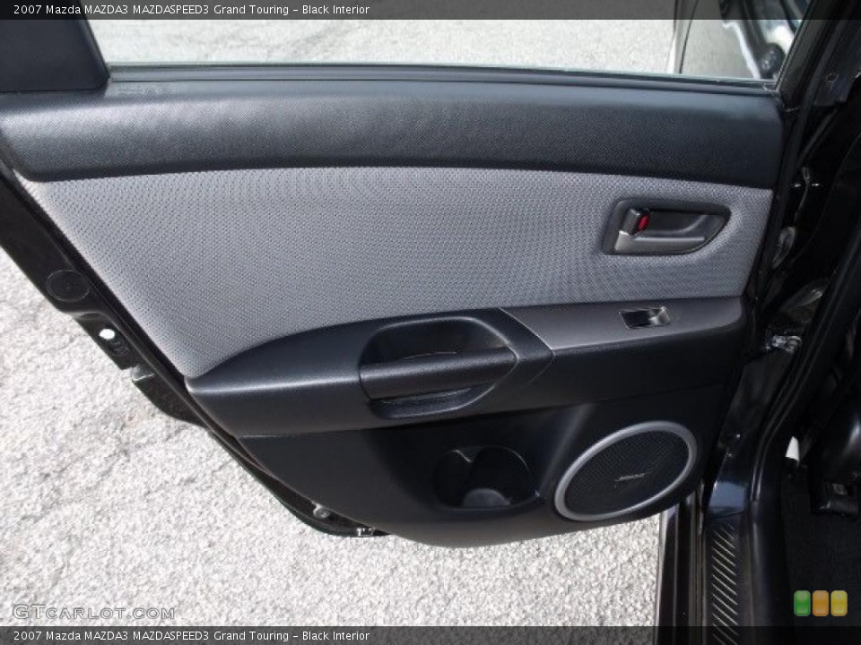 Black Interior Door Panel for the 2007 Mazda MAZDA3 MAZDASPEED3 Grand Touring #41531729