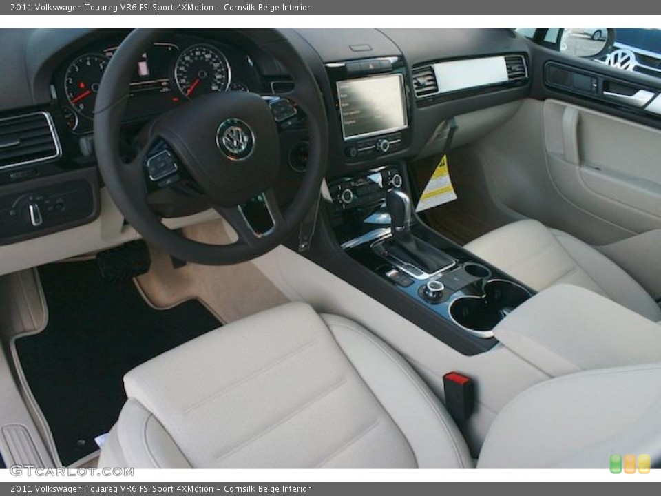 Cornsilk Beige Interior Photo for the 2011 Volkswagen Touareg VR6 FSI Sport 4XMotion #41531757
