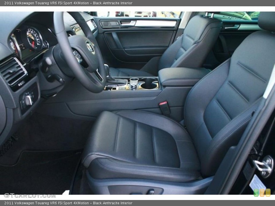 Black Anthracite Interior Photo for the 2011 Volkswagen Touareg VR6 FSI Sport 4XMotion #41531993