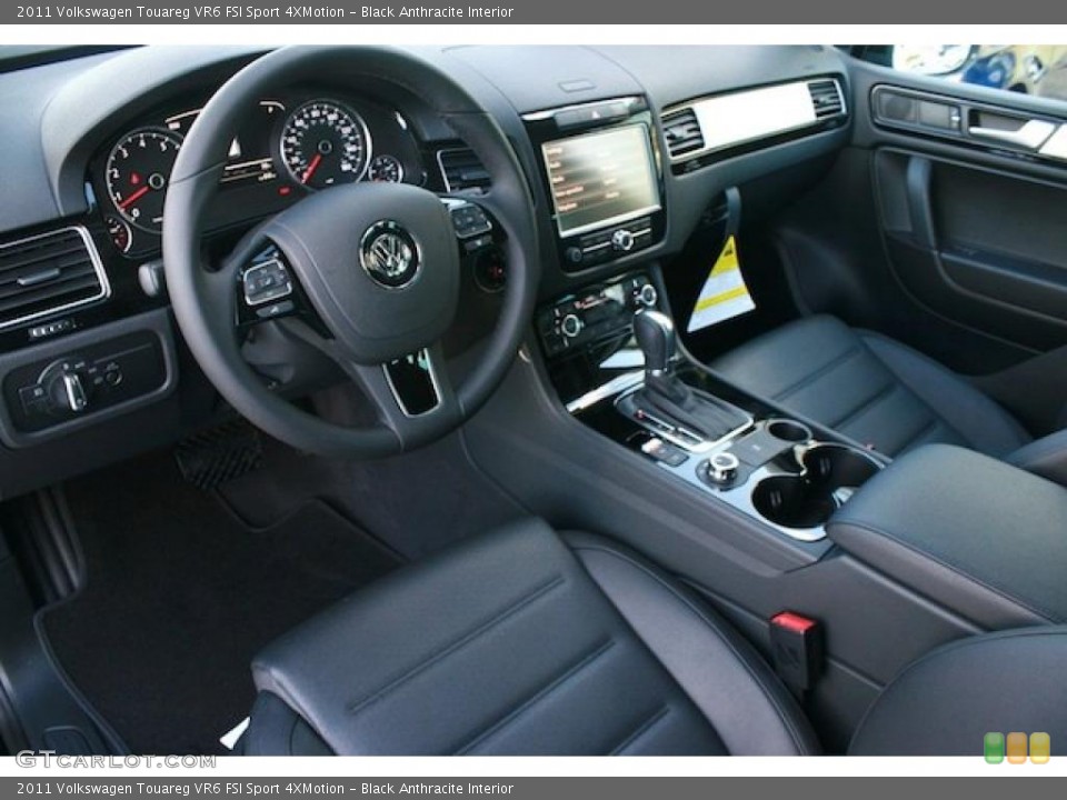Black Anthracite 2011 Volkswagen Touareg Interiors