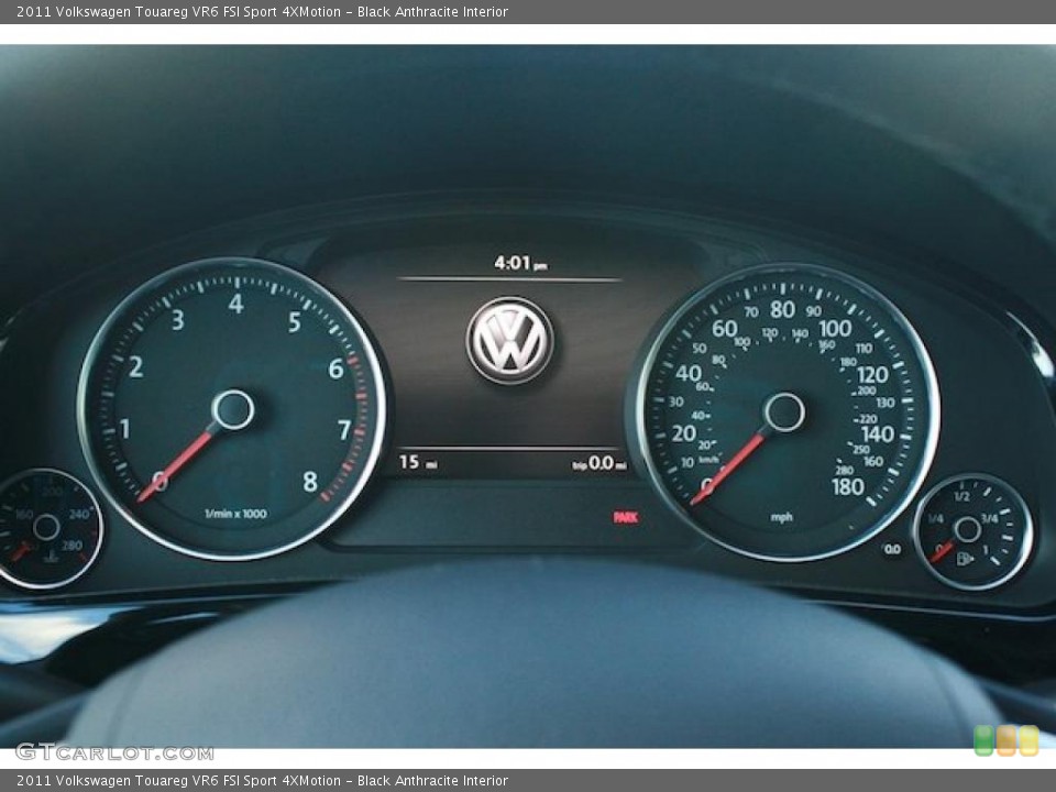 Black Anthracite Interior Gauges for the 2011 Volkswagen Touareg VR6 FSI Sport 4XMotion #41532101