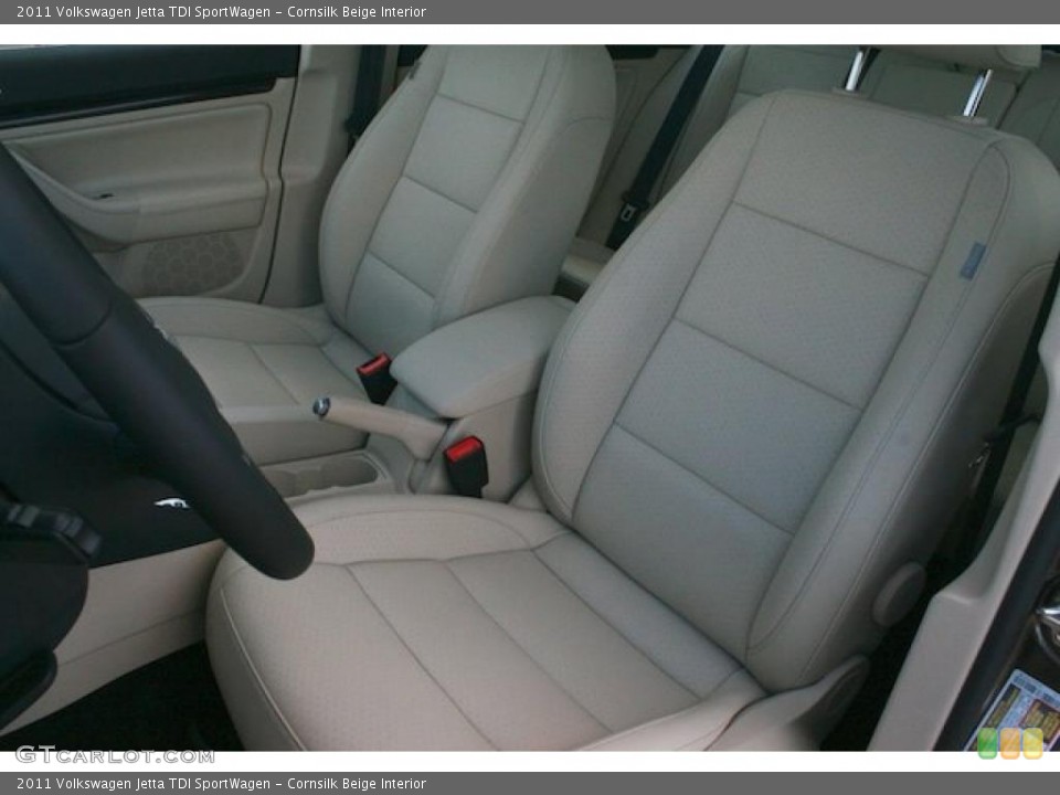 Cornsilk Beige Interior Photo for the 2011 Volkswagen Jetta TDI SportWagen #41532697