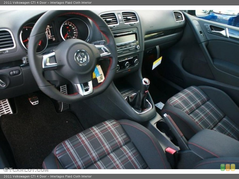Interlagos Plaid Cloth Interior Photo for the 2011 Volkswagen GTI 4 Door #41532829