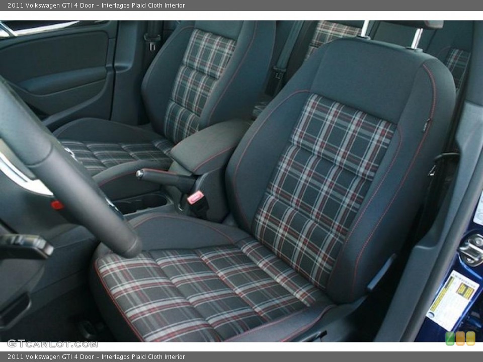 Interlagos Plaid Cloth Interior Photo for the 2011 Volkswagen GTI 4 Door #41532837