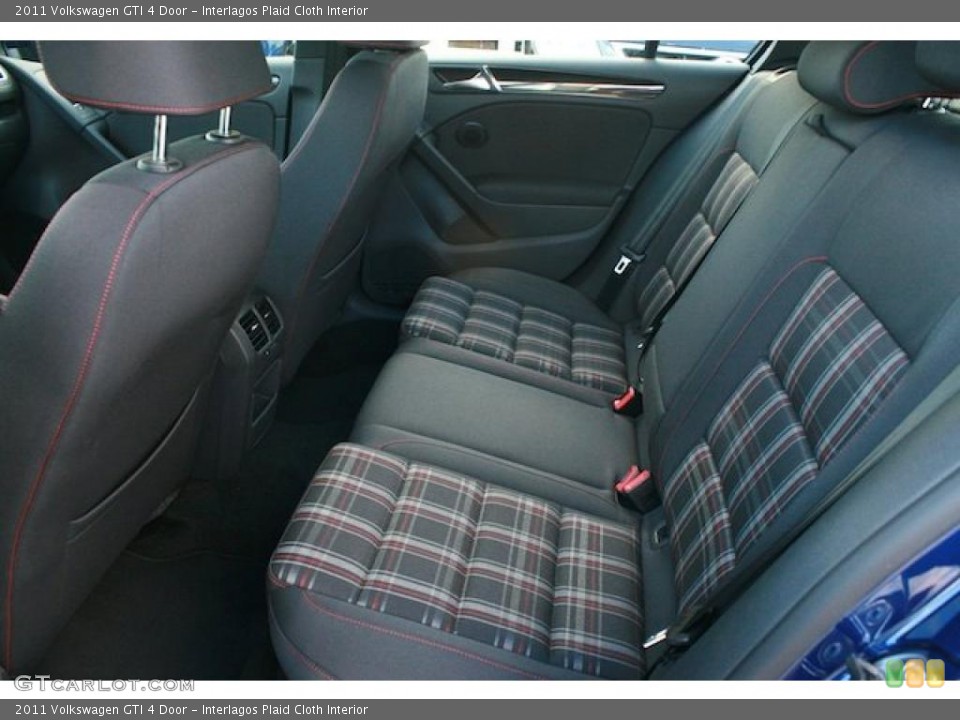 Interlagos Plaid Cloth Interior Photo for the 2011 Volkswagen GTI 4 Door #41532841