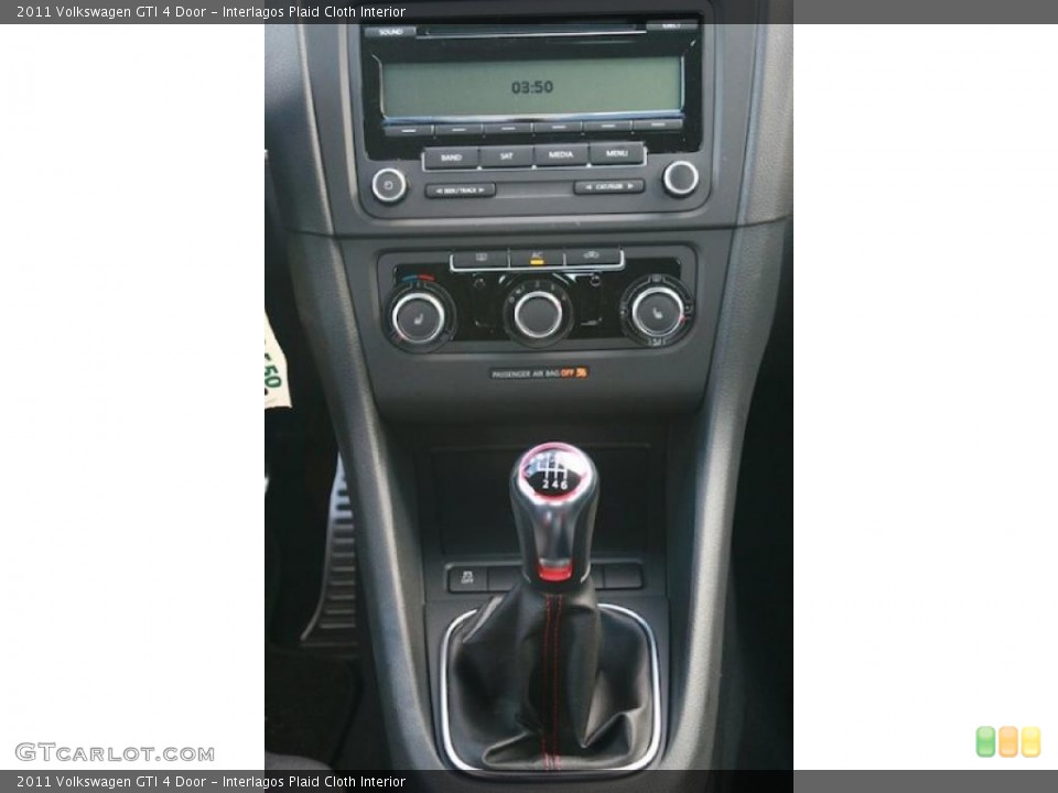Interlagos Plaid Cloth Interior Transmission for the 2011 Volkswagen GTI 4 Door #41532861