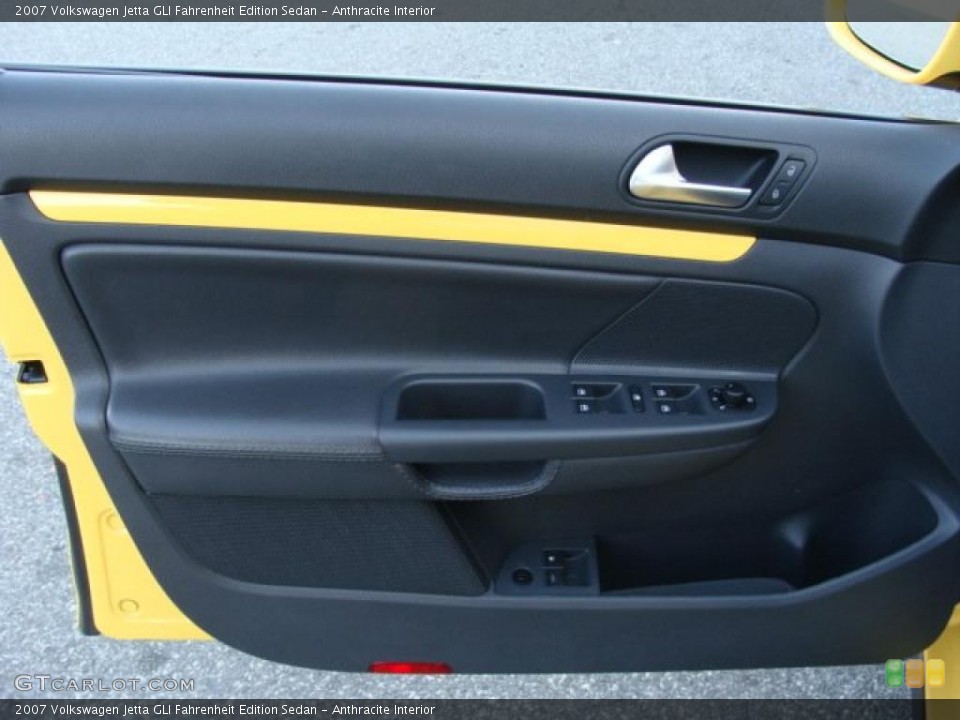 Anthracite Interior Door Panel for the 2007 Volkswagen Jetta GLI Fahrenheit Edition Sedan #41535124