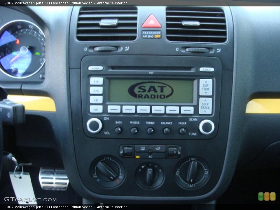 Anthracite Interior Controls for the 2007 Volkswagen Jetta GLI Fahrenheit Edition Sedan #41535216