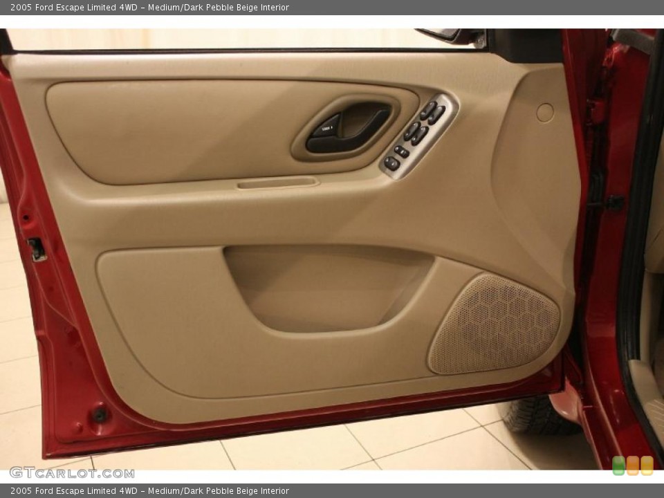 Medium/Dark Pebble Beige Interior Door Panel for the 2005 Ford Escape Limited 4WD #41535368