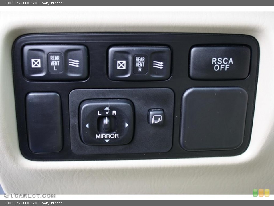 Ivory Interior Controls for the 2004 Lexus LX 470 #41538996